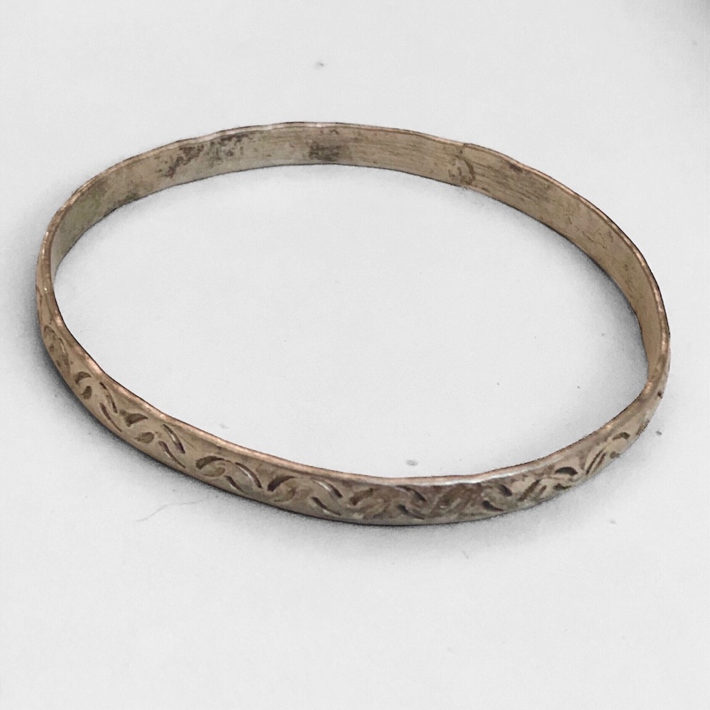 BOGO Taxco Stamped Engraved Bangle